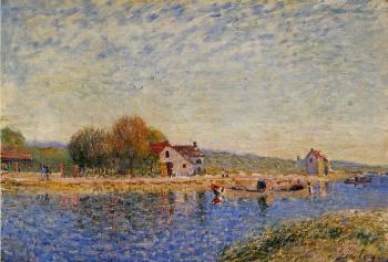 Alfred Sisley : The Loing Canal II